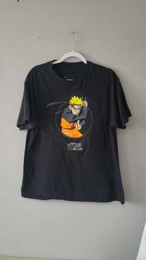 Naruto Shippuden Naruto Uzumaki Shadow Clone Jutsu Circle Graphic T-Shirt